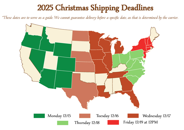 Xmas Shipping Guidelines