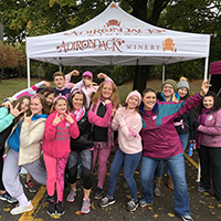 Adirondack Winery's Drink Pink Fundraising Team