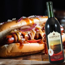 Hot dogs pair well with Pinot Noir