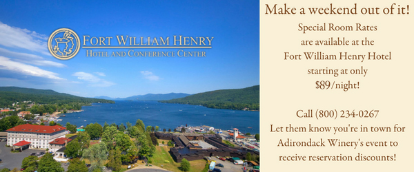 Adirondack Winery 11th anniversary Fort William Henry
