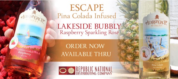 Escape and Lakeside Bubbly from Adirondack Winery