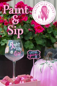 Uncork & Craft: Drink Pink Paint & Sip