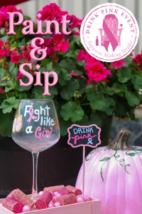 Uncork & Craft: Drink Pink Paint & Sip