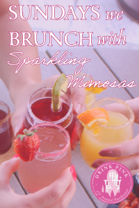 Sundays We Brunch with Sparkling Mimosas