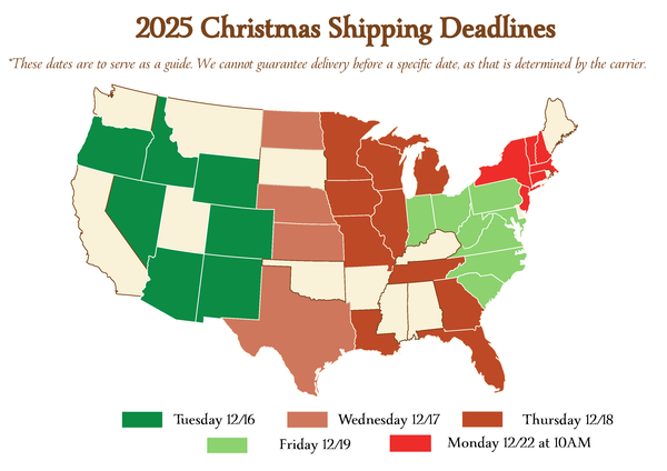 Xmas Shipping Guidelines
