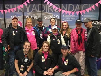 ADirondack Winery drink pink team