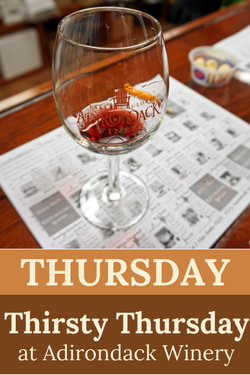 Thirsty Thursday at Adk Winery