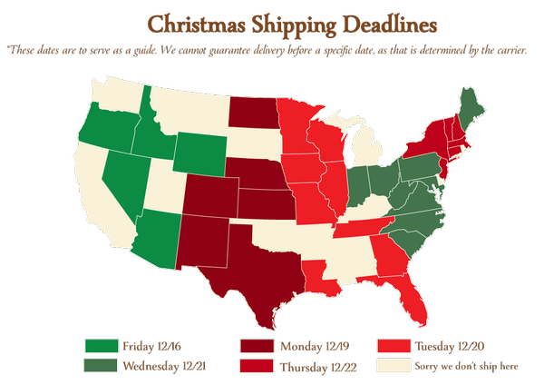 Christmas Shipping Deadling