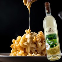 Mac & Cheese pairs well with Chardonnay