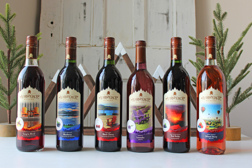 New Labels for Fruity ADK Winery Wines