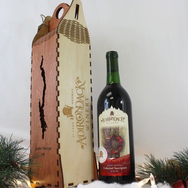 Single Bottle Wooden Gift Box