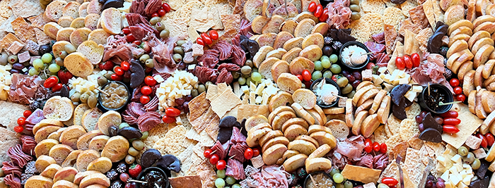 Adirondack Winery Private Event Charcuterie Food spread