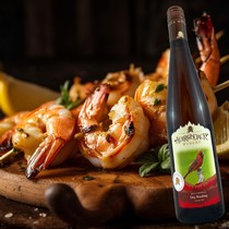 Grilled shrimp pairs well with Dry Riesling 