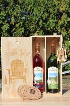 2 Bottle Wooden Gift Box Set With Berry Breeze and Orchard Blssom 1