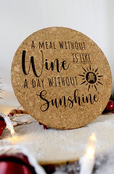 Cork Trivet - A Meal Without Wine 1