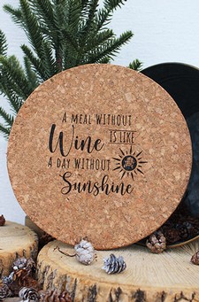 Cork Trivet - A Meal Without Wine