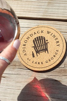 Adirondack Winery Cork Coaster