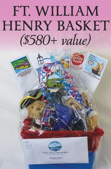 Drink Pink Raffle Ticket - Fort William Henry Basket 1