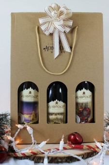 Holiday Trio Kraft Gift Box Set 1