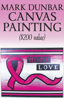 Drink Pink Raffle Ticket - Mark Dunbar Painting 1