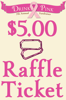 drink pink raffle ticket raffle ticket font