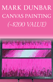 Drink Pink Raffle Ticket - Mark Dunbar Painting 1
