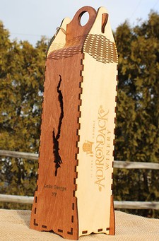 Single Bottle Wooden Gift Box (Box Only) 1