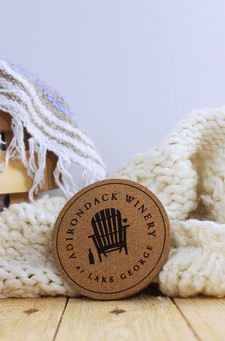 Adirondack Winery Cork Coaster