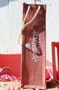 Adirondack Winery Burlap Gift Bag