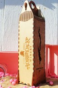 Single Bottle Wooden Gift Box (Box Only)