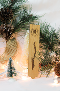Lake George Wooden Bookmark with ADK Winery Logo