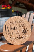 Cork Trivet - A Meal Without Wine