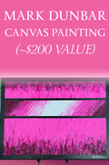 Drink Pink Raffle Ticket - Mark Dunbar Painting