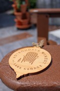Adk Winery Round Wooden Ornament
