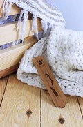 Lake George Wooden Bookmark with ADK Winery Logo