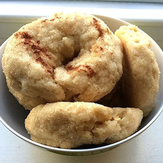 Apple Cinnamon Italian Wine Doughnut Cookies (Vegan)