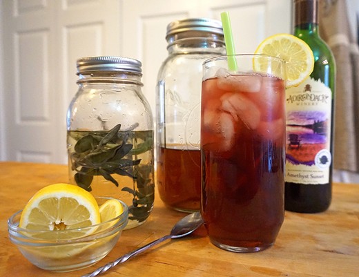 Blackberry Sage Iced Tea