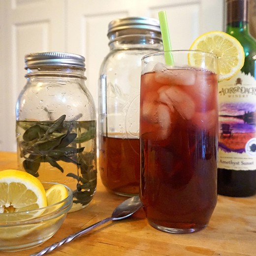 Blackberry Sage Iced Tea