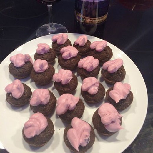 Cabernet Sauvignon Infused Chocolate Cupcakes