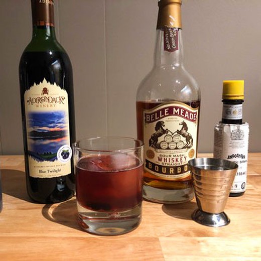 Cinnamon Blueberry Old Fashioned