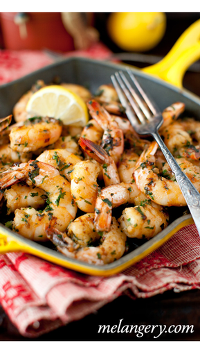 Gewurztraminer Shrimp with Garlic & Parsley