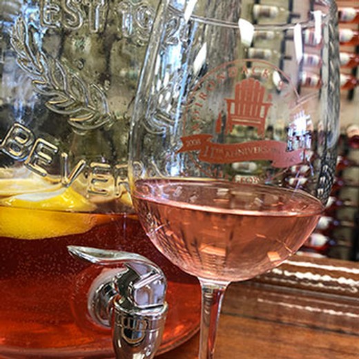 Lemon-Raspberry Rosé Spritzer