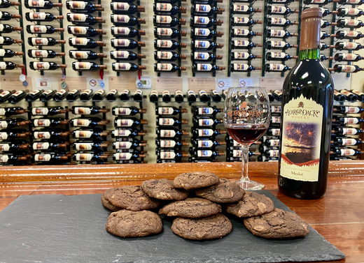 Double Dark Chocolate Merlot Cookies