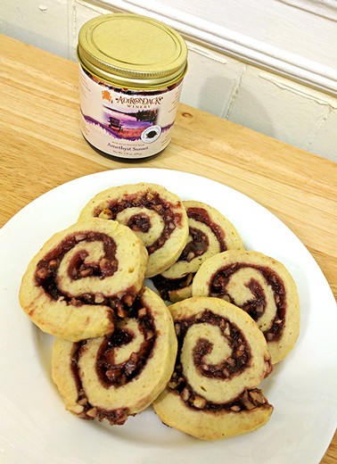 Blackberry Walnut Pinwheels