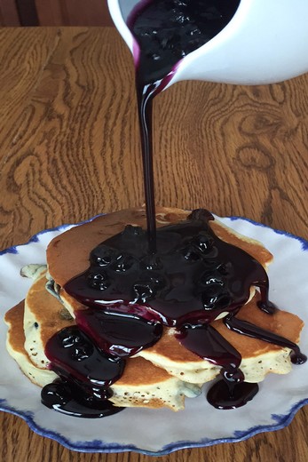 Blue Twilight Infused Maple Syrup