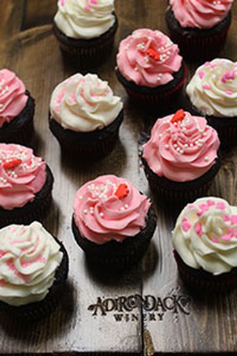 Pinot Noir Infused Chocolate Cupcakes