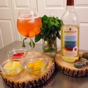 Peach Bourbon Smash Sangria