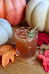 Honey Rosemary Smash cocktail