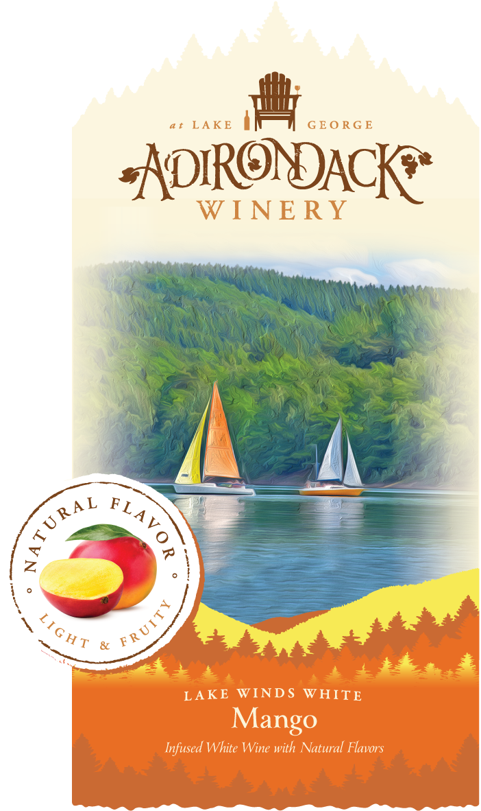 Lake Winds Mango Front Label