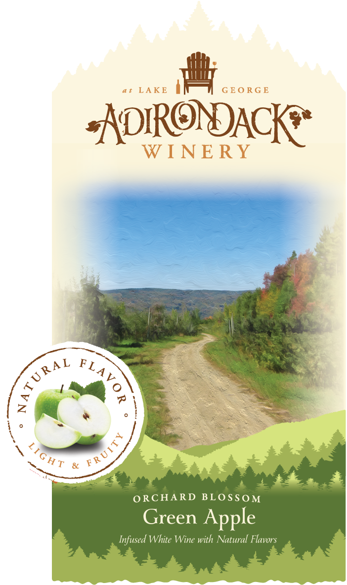 Orchard Green Apple Front Label